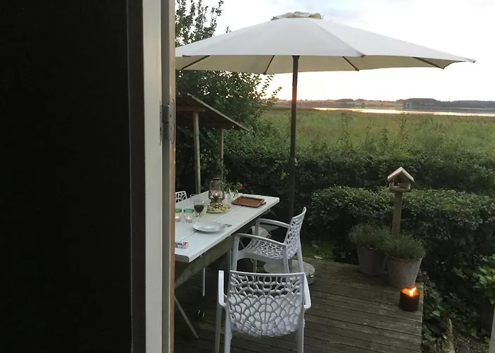 One-of-a-kind Waterfront Wooden House Ferienhaus Hejls